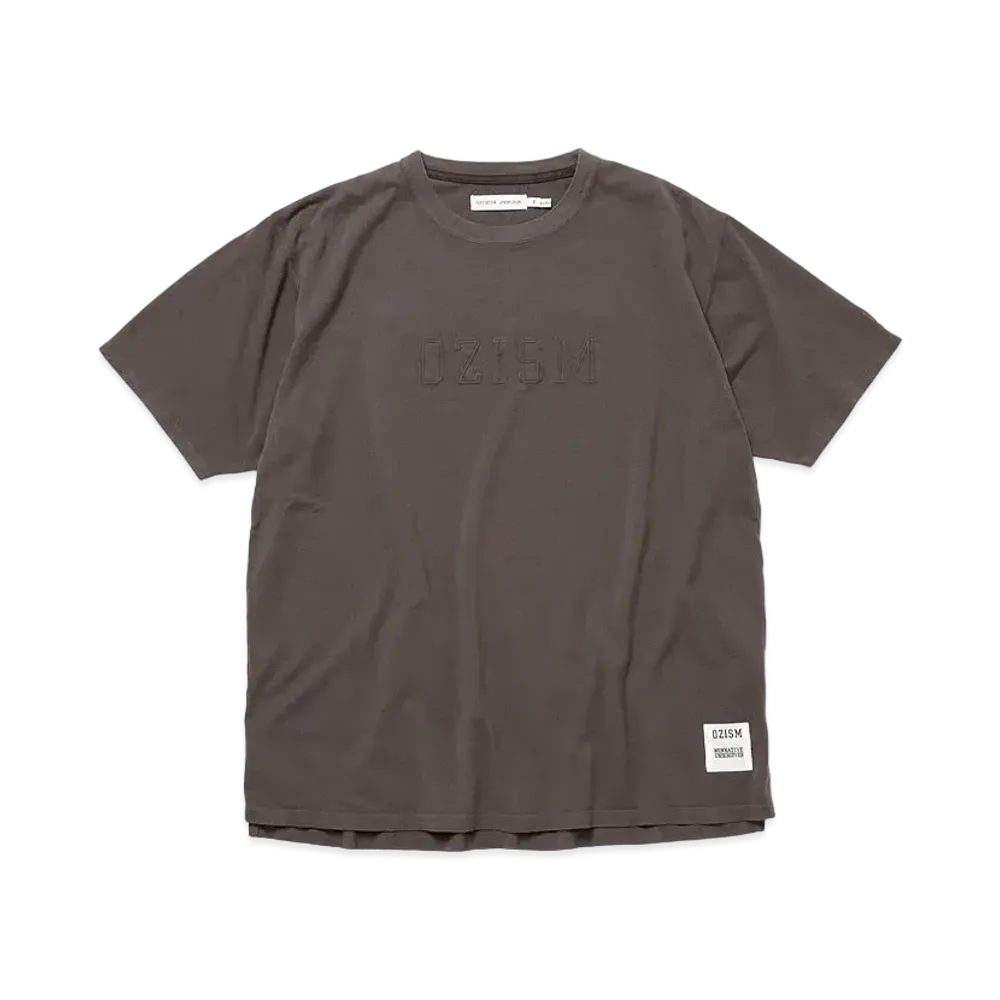 UNDERCOVER OZISM x Nonnative Monk SS Tee Cotton Paper Jersey Overdyed "Charcoal"