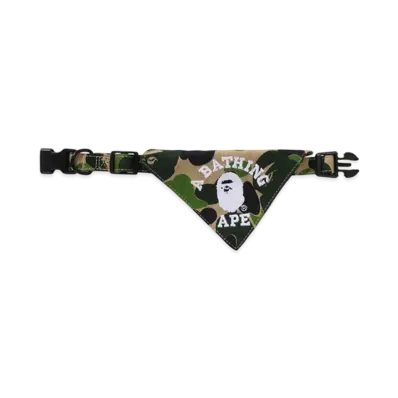 A BATHING APE Abc Camo Dog Bandana M "Green"