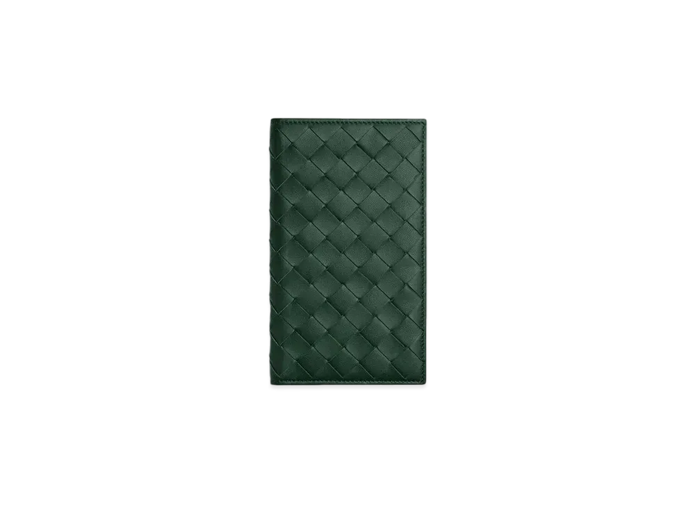 Bottega Veneta Long Wallet With Removable Pocket "Raintree"