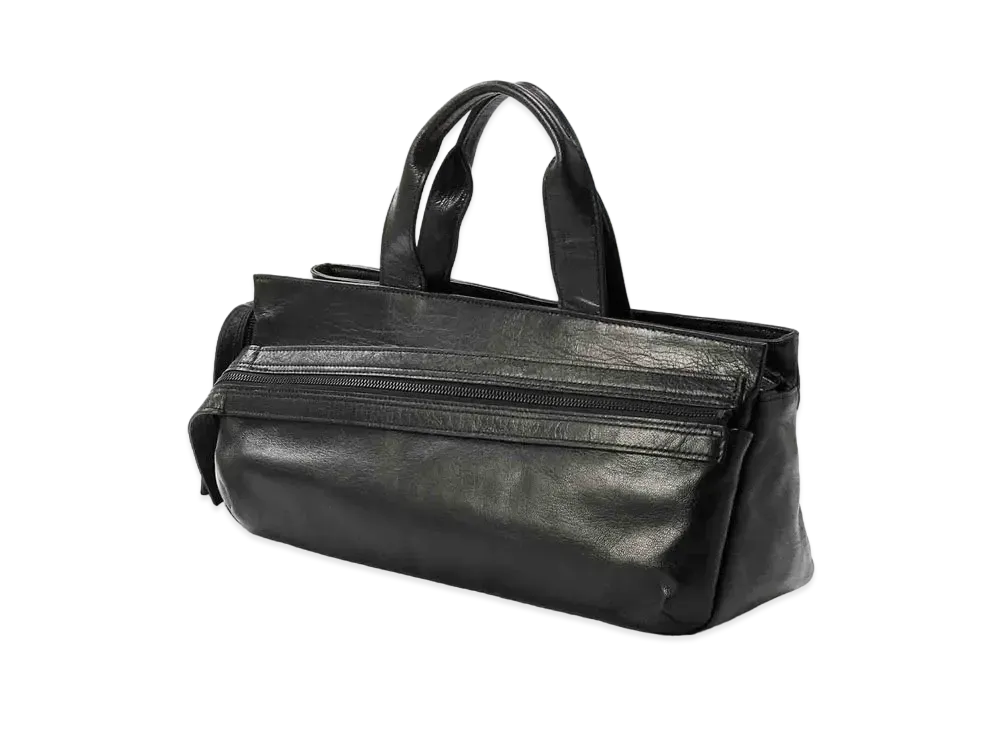 Yohji Yamamoto GOAT/NUME SQUARE BOSTON BAG "Black"