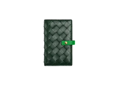 Bottega Veneta Bifold Zipped Wallet "Raintree"