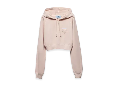 PRADA Women's Hooded Sweatshirt "Peach"