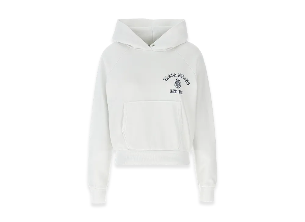 PRADA Women's Vintage Hoodie "White"