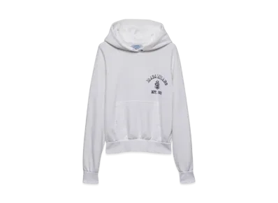 PRADA Women's Cotton Fleece Hoodie "White"