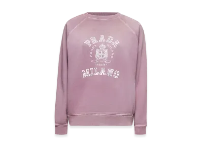 PRADA Women's Print Sweatshirt "Pink"