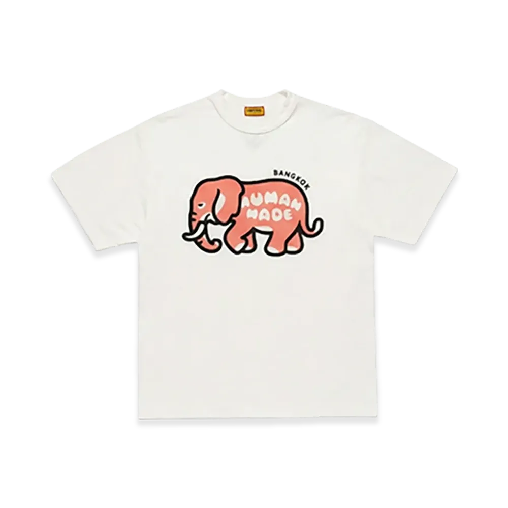 HUMAN MADE Bangkok Animal Graphic T-Shirt "White"
