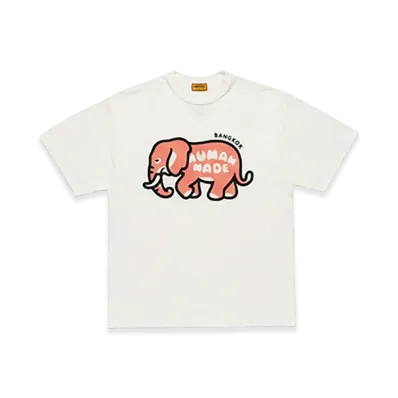HUMAN MADE Bangkok Animal Graphic T-Shirt "White"