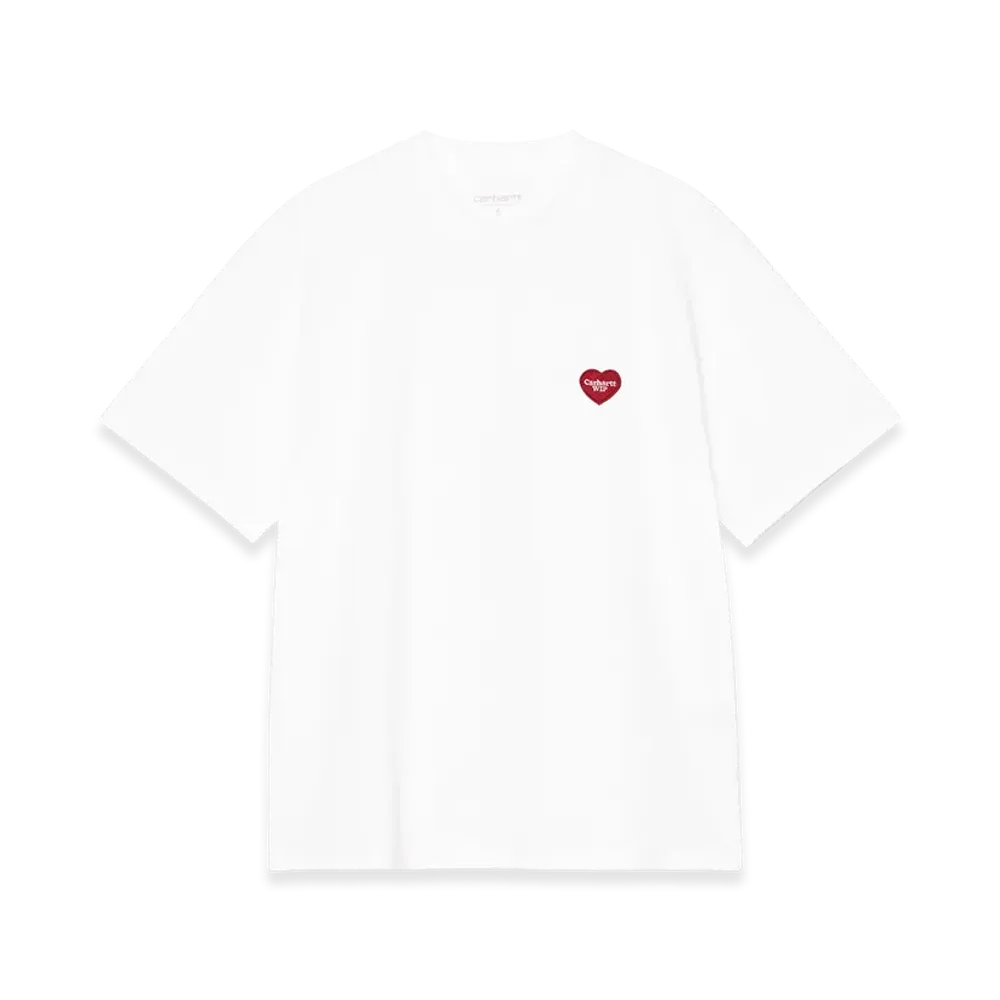 Carhartt WIP W' S/S Heart Patch T-Shirt "White/Red"
