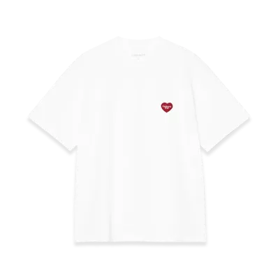 Carhartt WIP W' S/S Heart Patch T-Shirt "White/Red"