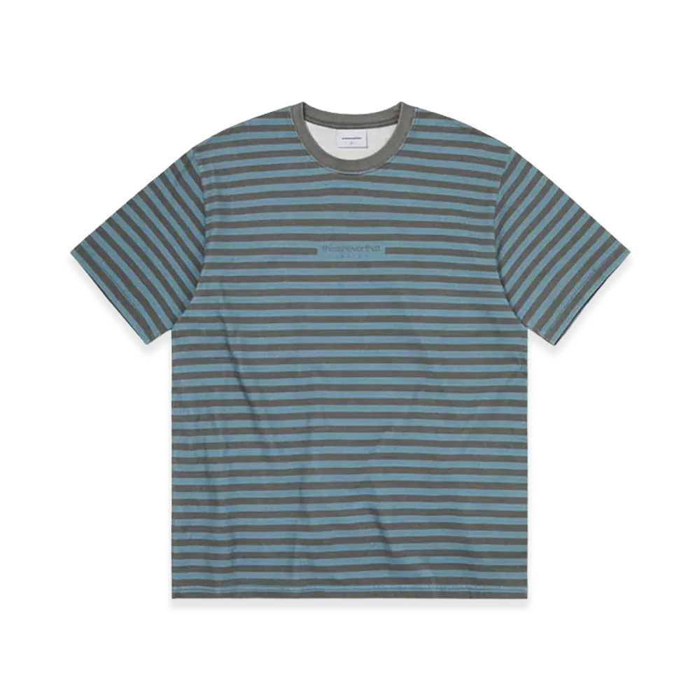 thisisneverthat Printed Striped Tee "Green"
