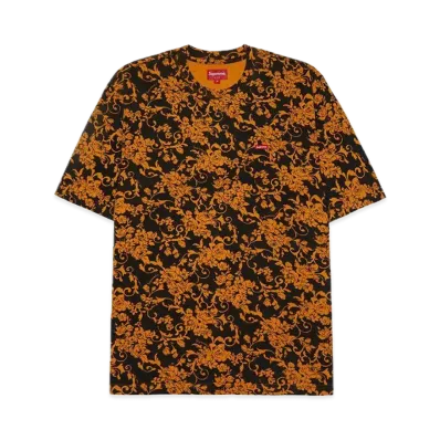 Supreme Small Box Tee 1 "Black Floral"(20SS)