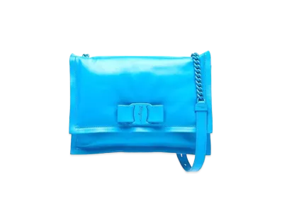 Salvatore Ferragamo Viva Bow Bag (S) "Blue"