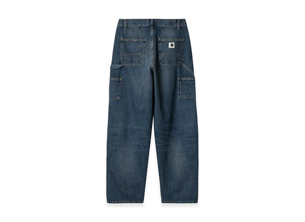 Carhartt WIP Women's Brandon Double Knee Pant "Blue(Dark Used Wash)"