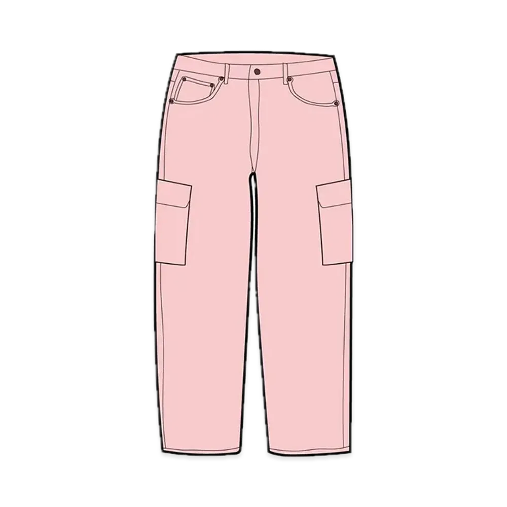 Supreme x True Religion Denim Cargo Pant "Pink"