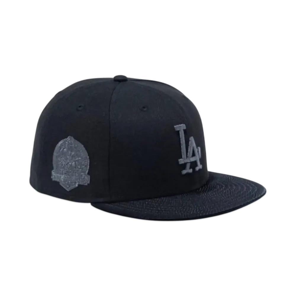 NEW ERA 59Fifty Black Snake Los Angeles Dodgers "Black"