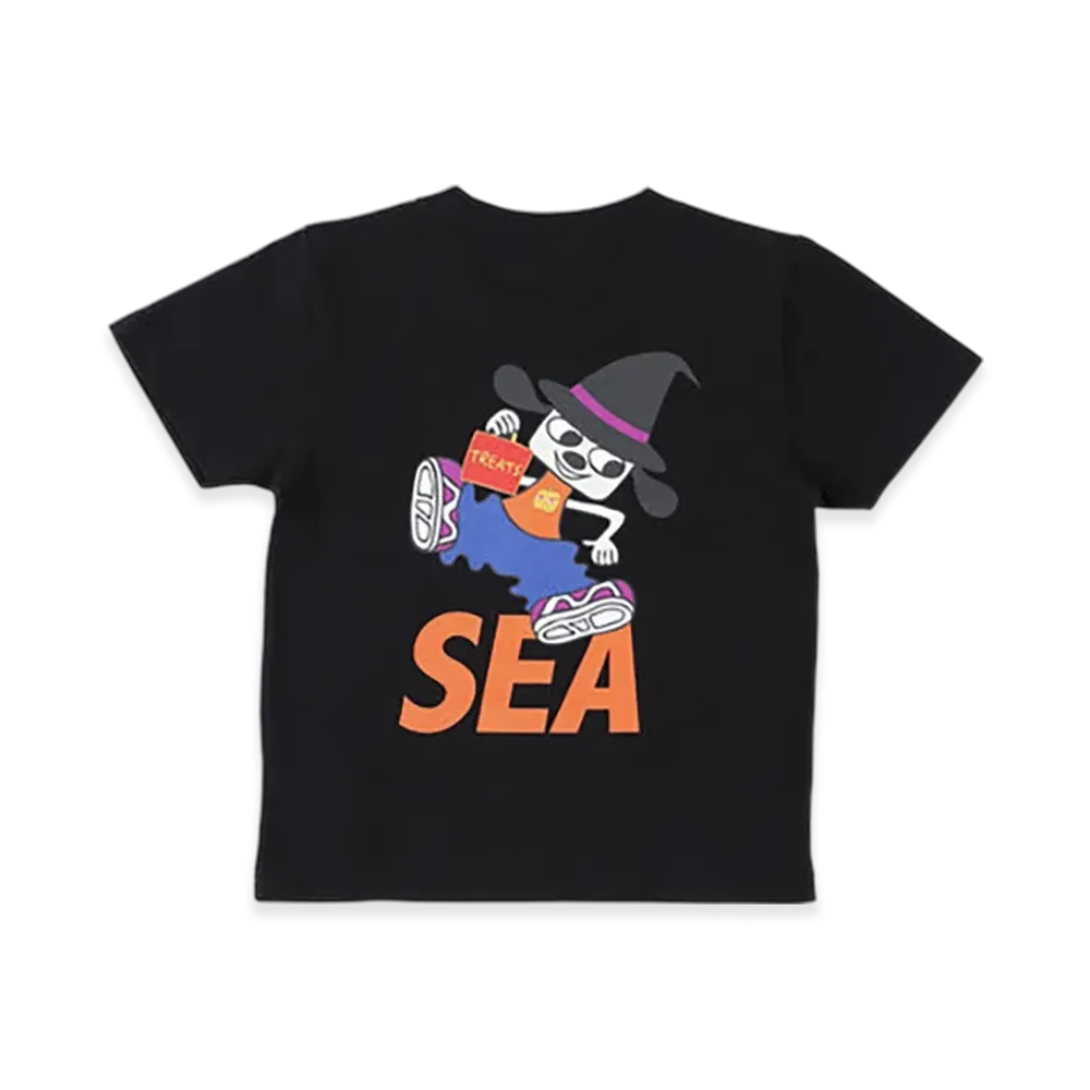 WIND AND SEA x PARAPPA Halloween Kids Tee "Black"
