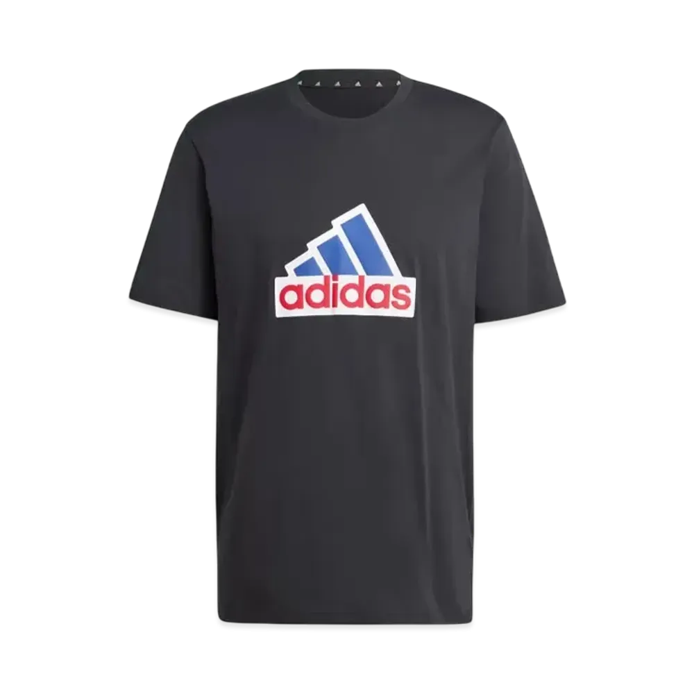 adidas Future Icon Badge of Sports Short Sleeve T-Shirt "Black"