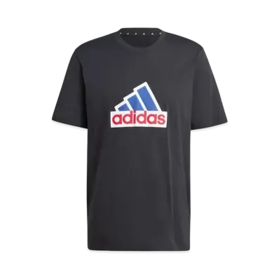 adidas Future Icon Badge of Sports Short Sleeve T-Shirt "Black"