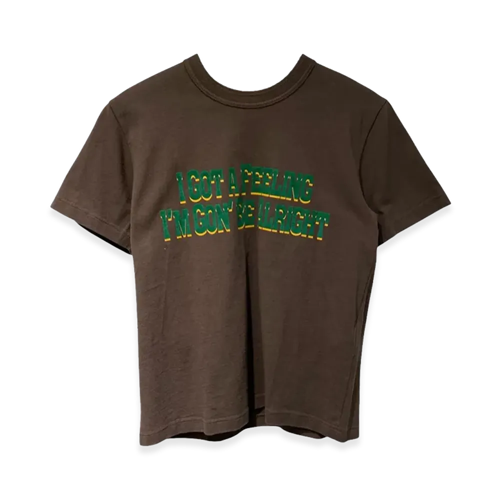 sacai Flock Print T-Shirt "Brown"
