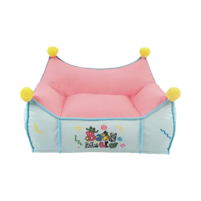 POP MART Baby Molly & Baby Tabby Series-Pet Sofa Pink-Blue
