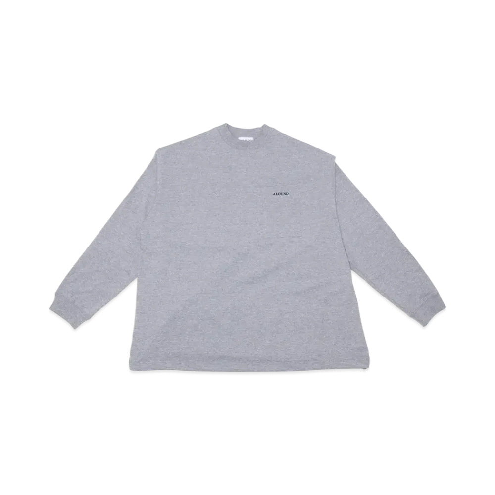 ALOUND Oversize L/S Pocket Tee "Grey"