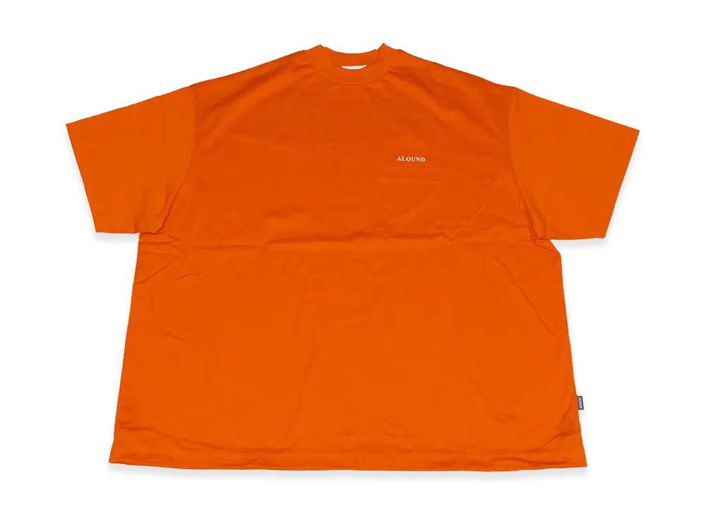 ALOUND Pocket Logo Tee "Orange"
