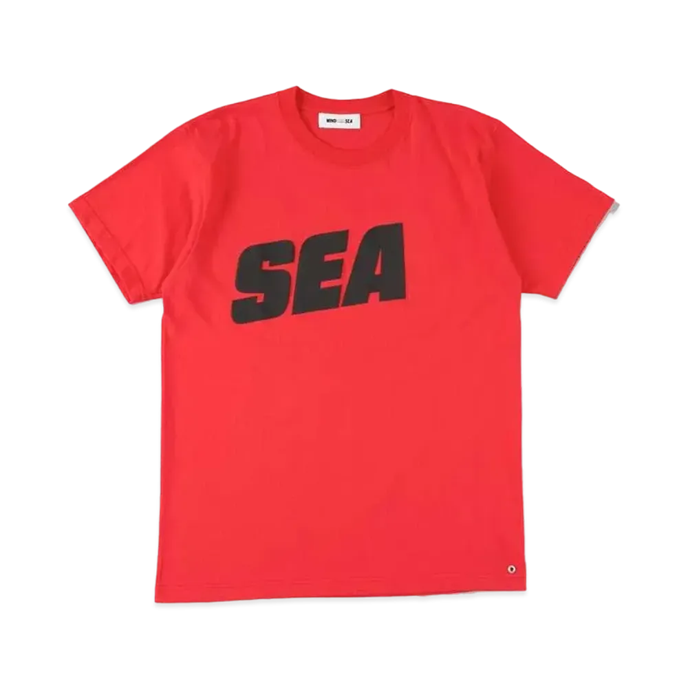 SNKRDUNK × WIND AND SEA Tee SEA "Red/Black"