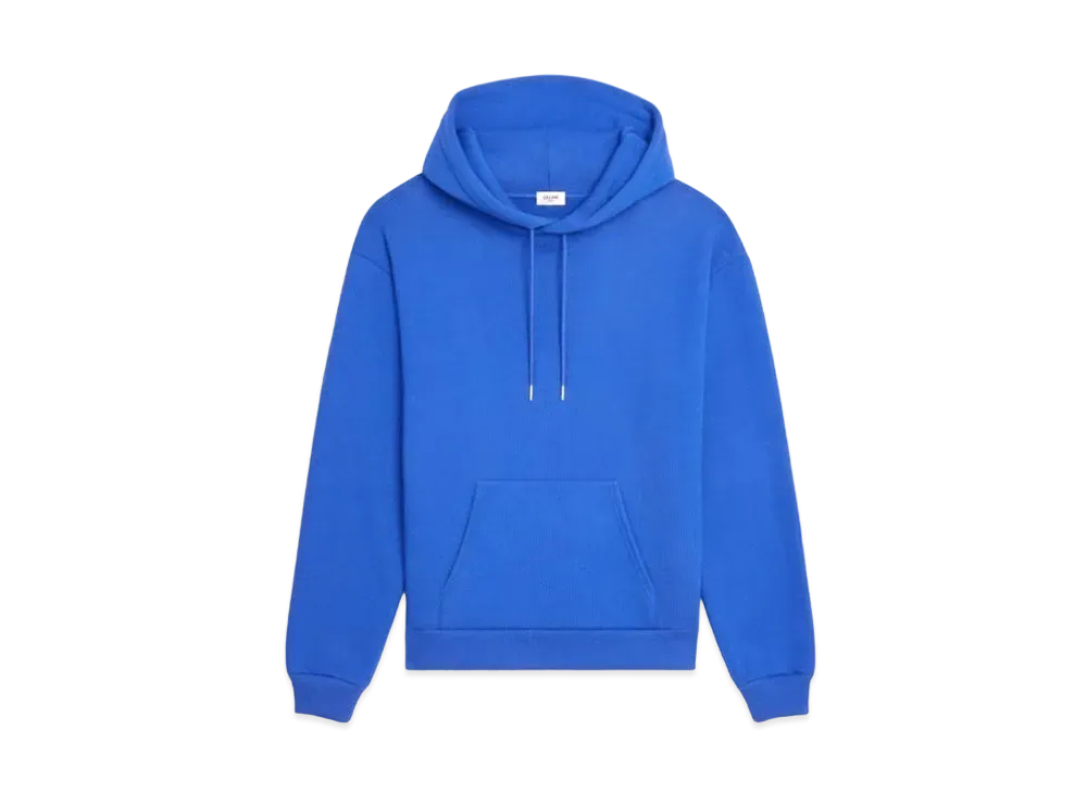 CELINE Celine Loose Sweatshirt / Cotton Fleece "Royal Blue/Off White"