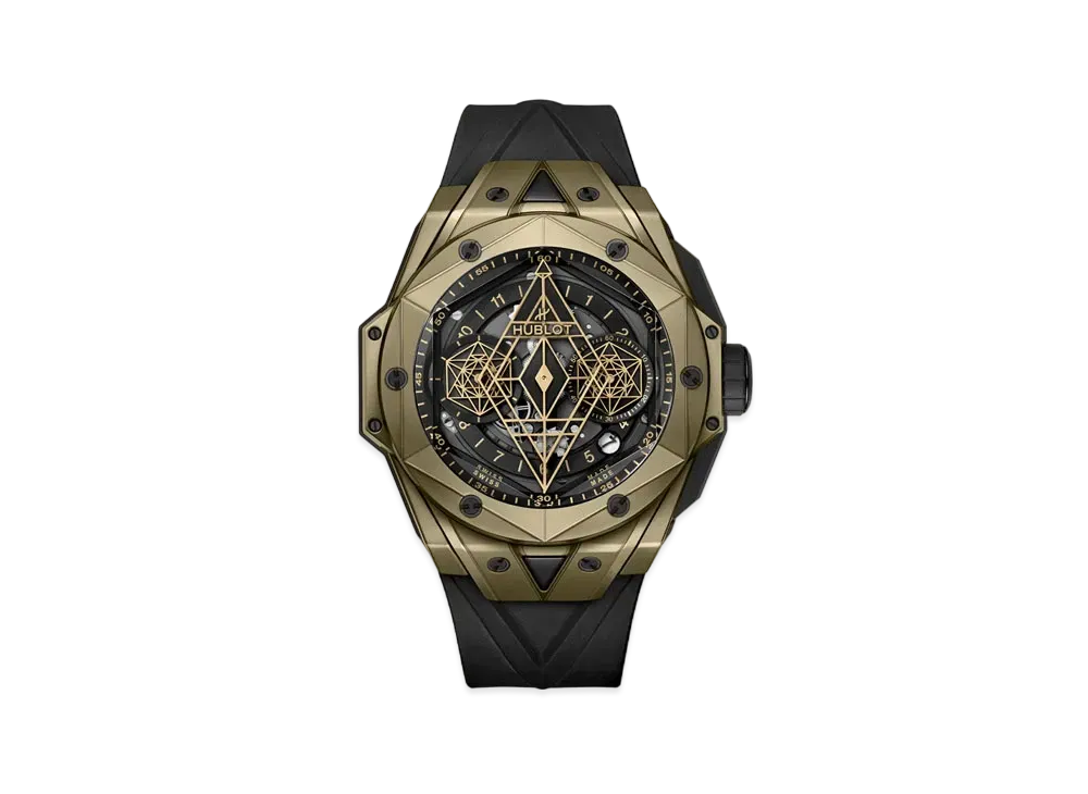 HUBLOT Big Bang Sang Bleu II Magic Gold 45mm