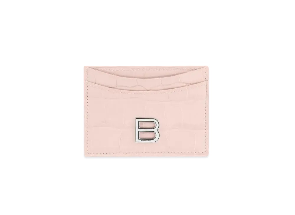 BALENCIAGA Hourglass Card Holder "Pink"