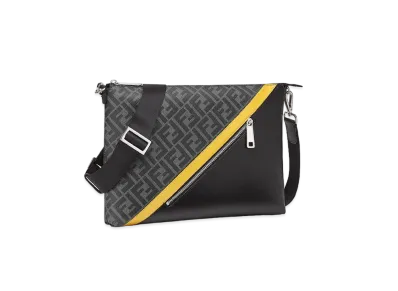FENDI Messenger Bag Fabric Bag "Gray"