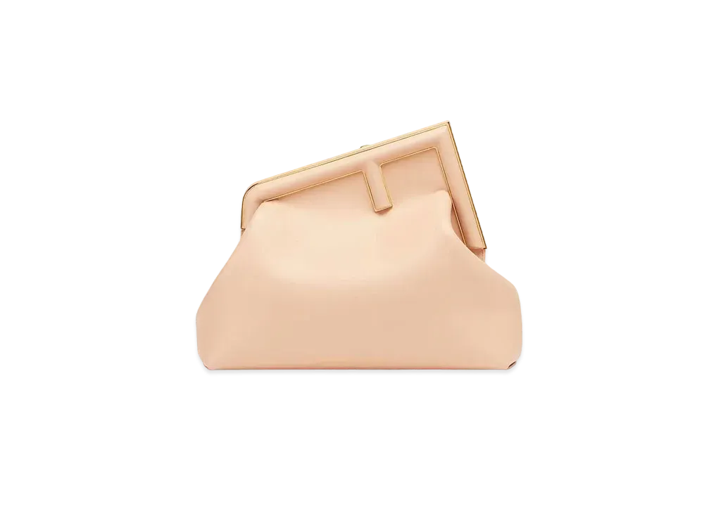 FENDI First Small Leather Bag "Beige"