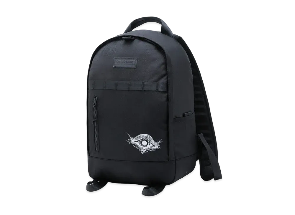Yohji Yamamoto Pour Homme NEW ERA 1680/BLACK PE DAY PACK YY LEATHER PATCH EYE "Black"