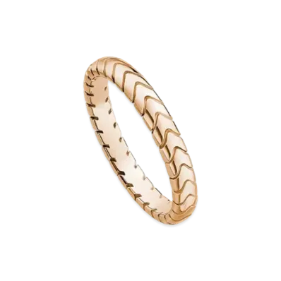 BVLGARI Spiga Wedding Ring "Pink Gold"