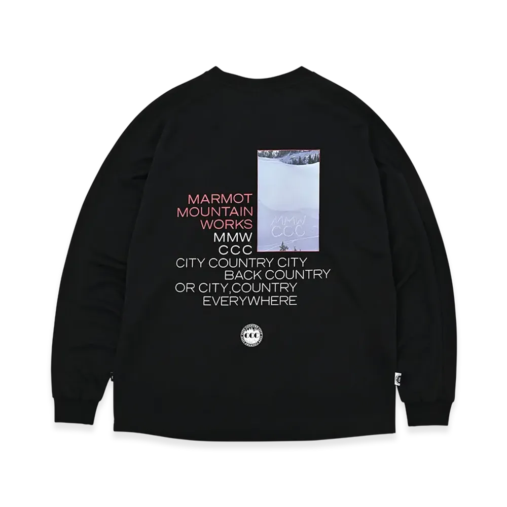 Marmot x CITY COUNTRY CITY MMWCCC L/S T-Shirt "Black"