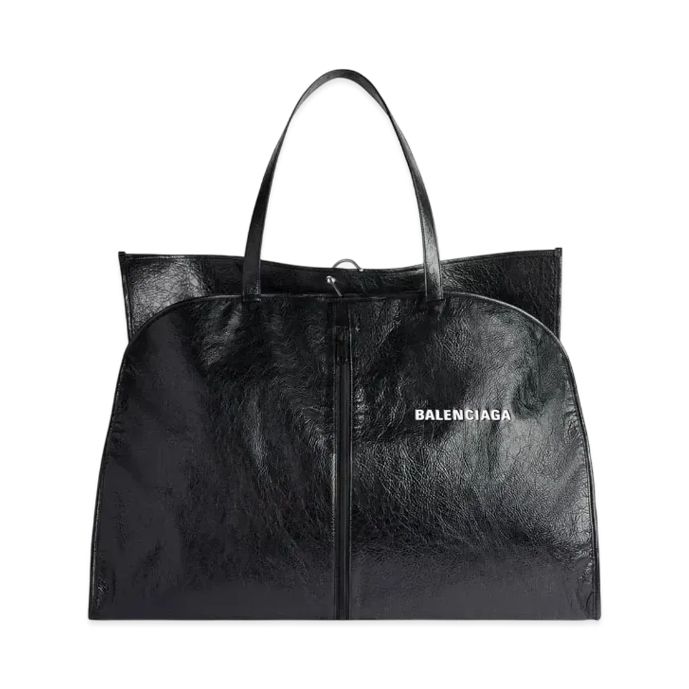 BALENCIAGA Shopper Garment Bag Tote "Black"
