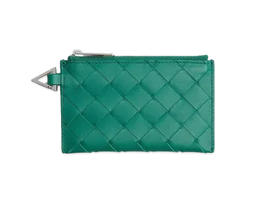Bottega Veneta Key Pouch "Racing Green"