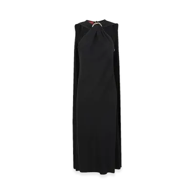 GUCCI Women's Crepe Dress "Black"