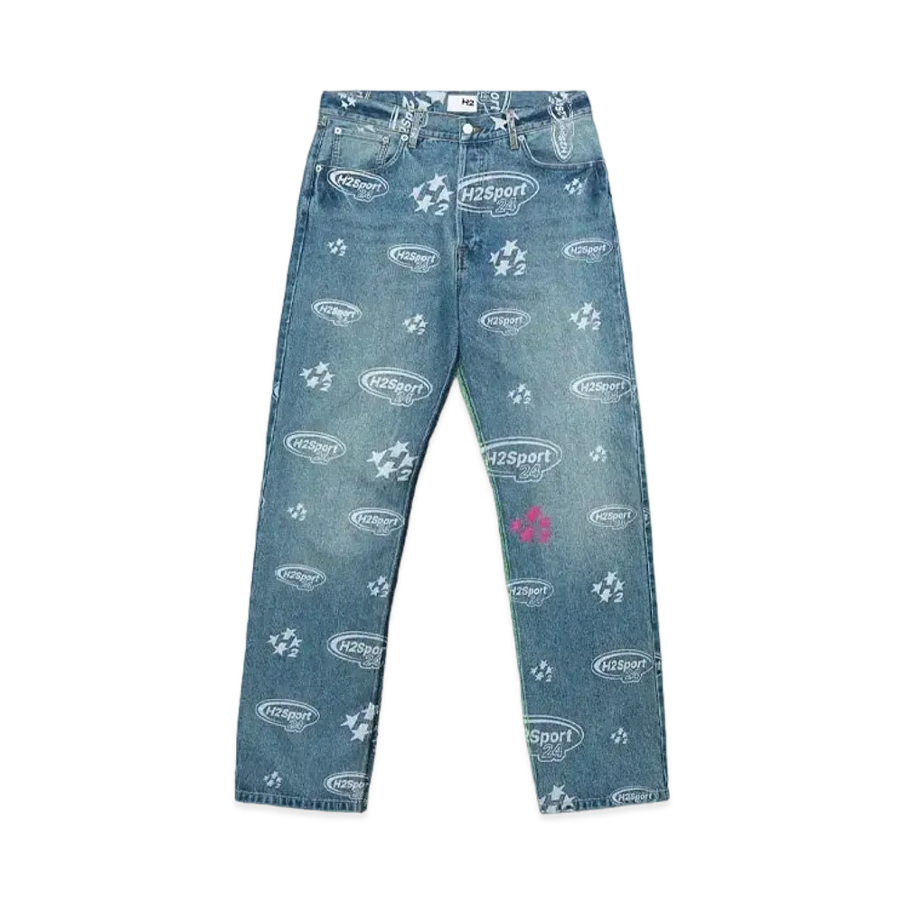 HERON PRESTON x H&M H2 Loose Denim "Denim Blue"