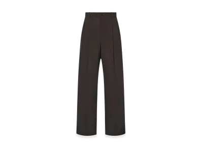 The Row Thom Wool Pants "Dark Brown"