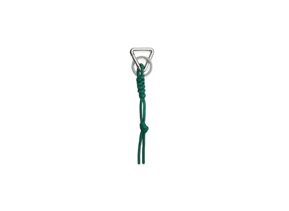 Bottega Veneta Key Ring "Racing Green"