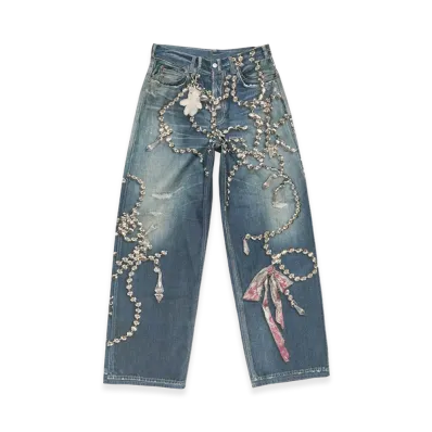 Acne Studios Loose Fit Jeans - 1981 Regular "Mid Blue"