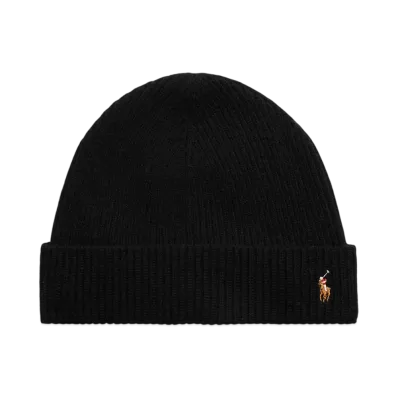 Polo Ralph Lauren Signature Pony Wool Blend Beanie "Black"