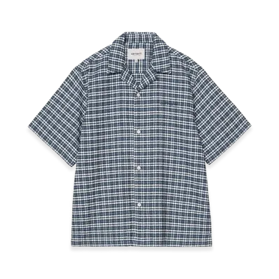 Carhartt WIP S/S Kander Shirt "Kander Check/Blue River"
