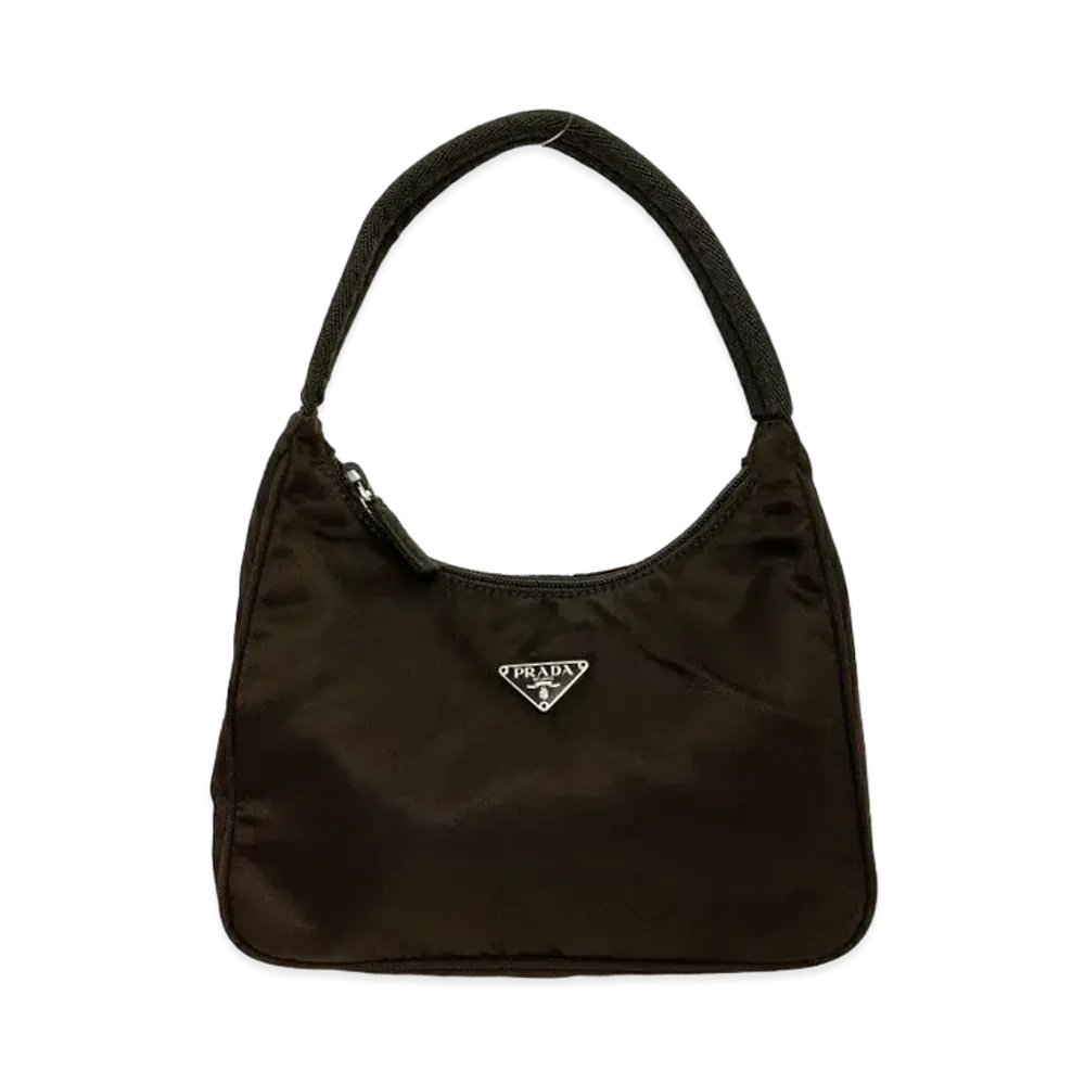 PRADA Pocono Mini Handle Bag "Black" 