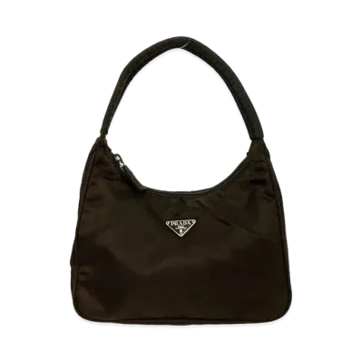 PRADA Pocono Mini Handle Bag "Black"