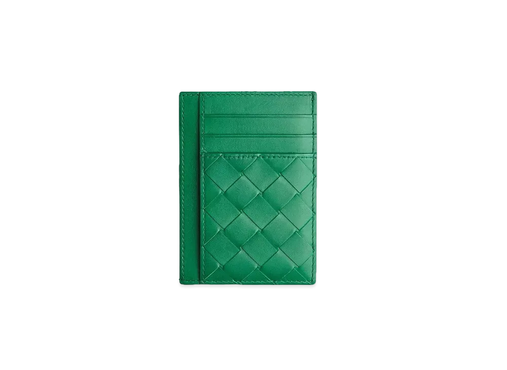 Bottega Veneta Card Holder With Coin Purse "Racing Green"