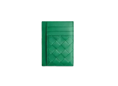 Bottega Veneta Card Holder With Coin Purse "Racing Green"