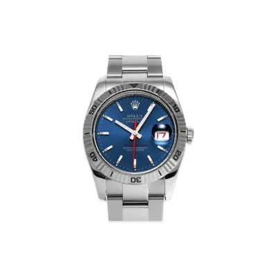 ROLEX Datejust Turn-O-Graph "Blue/Stainless Steel/White Gold"