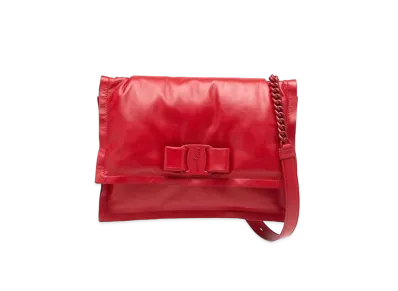 Salvatore Ferragamo Viva Bow Bag (S) "Red"